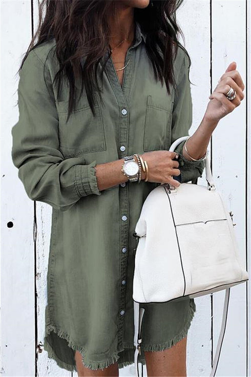 summer women casual Denim dress ladies t shirt dresses - ROUTINE FASHION